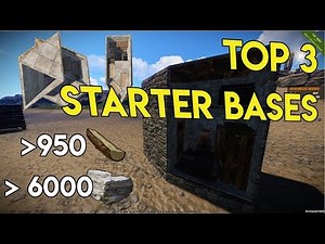 My Top 3 STARTER BASES in Rust 3.0 !!