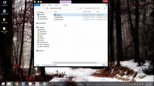 Reset Epson L380, L382 Using Adjustment Program