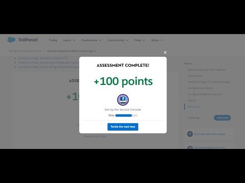 Add the Softphone Utility to Your App | Set Up the Service Console - Salesforce Trailhead