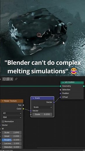 Comment "Geo Nodes" if you want a tutorial on this 🔥 #blender #blendertips #geonodes