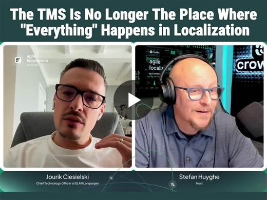 Experimenting With New Localization Workflows? Here’s Why You Probably Should… A lot of localization teams are still selecting TMS platforms by going down a checklist of features. That approach… | Stefan Huyghe | 21 comments