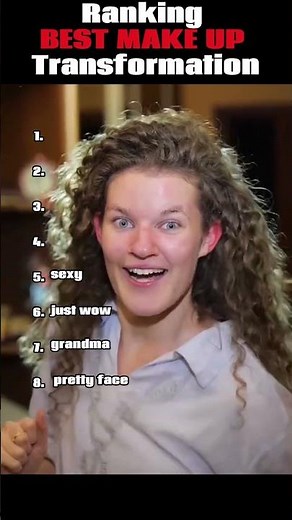 Ranking BEST makeup transformation #ranking #shorts #transformation #makeup2025