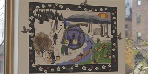 New Montpelier mural celebrates Abenaki culture