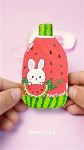 Wait… This Watermelon Bottle Is Handmade?! 🍉😱 | Paper DIY | BearFamily #shorts #toys #funny