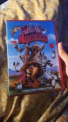 Madly Madagascar DVD UK Gift 🐯💖💝xx #madlymadagascar #dreamworks