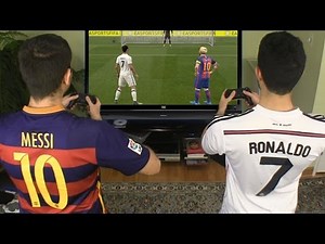 Cristiano Ronaldo vs. Messi - FIFA 17 Penalty Shootout | In Real Life!