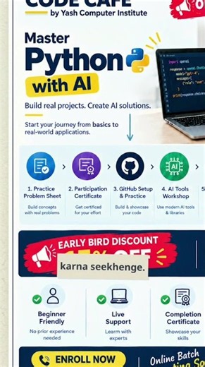 Enroll in #online #pythonprogramming Coding Batch