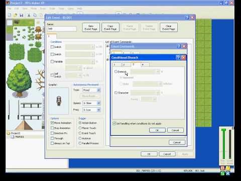 Rpg Maker XP Event Command Tutorial: loop and break loop