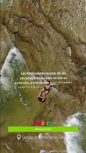 Cascadas de Roberto Barrios en Palenque, Chiapas, un destino natural que debes conocer #visitméxico