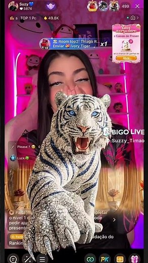 BIGO LIVE - Roaring in diamonds. 💎🐅 Unlock this legendary gift✨