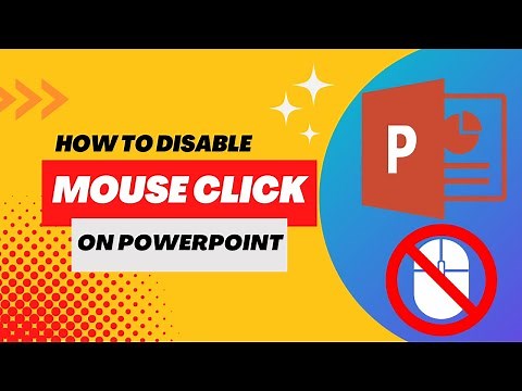 How to Disable Advance Slide on Mouse Click or Keyboard Control Keys in PowerPoint - For 2022