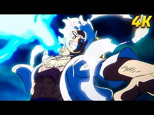Luffy Gear 5 Catches Lightning | One Piece Episode 1074 (4K)