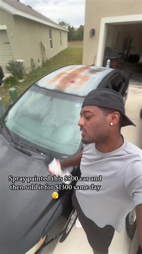 I don’t know how this works 😭 | spray painting a car