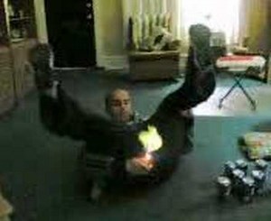 fart fire beer accident