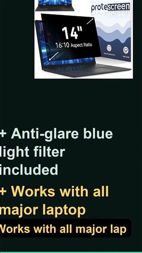 Laptop screen protector cheap 14 inch anti glare blue light