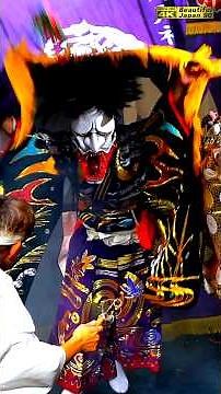 💓絶賛公開中④白面金毛九尾"悪狐"との激しい闘い🥁奉納神楽LIVE⛩️嘉戸八幡宮秋季例大祭「夜明け舞」⑪👹石見神楽「黒塚」(後編) 嘉戸神楽社中📅2025年10月21～22日🌀全14演目を共に楽しもう