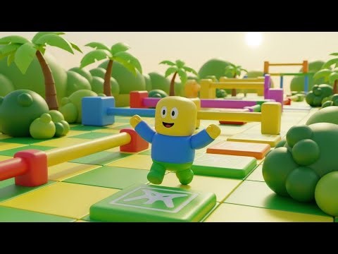 Roblox Little Noob Got Stuck in the Obby 🧱 | Silly Kids Song Adventure