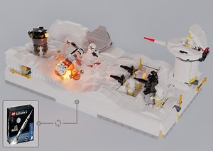 LEGO MOC-18015 21309 - Hoth Diorama Playset (Star Wars 2018)