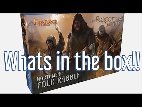UNBOXING Northmen Folk Rabble! From FireForge