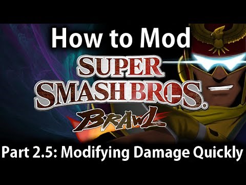 How To Mod Super Smash Bros Brawl Part 2.5 - How to edit hitboxes for the lazy -BONUS-