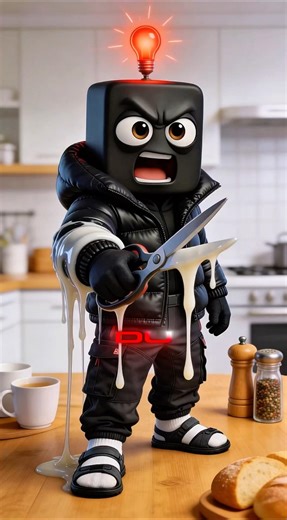 Schere voller Kleber?! 😳 So wird sie wieder scharf & sauber! #lifehack #animation