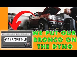 FORD BRONCO 2.7L ON THE DYNO