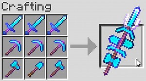 Minecraft UHC but you can craft a 'multi tool'..