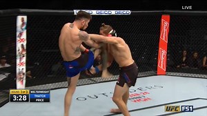 Niko "The Hybrid" Price won his UFC debut in awesome fashion - but the highlight of the night to him? Getting kneed in the head. | TheBuzzer