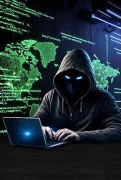 Cyber Security attacker animation