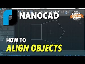 NanoCAD How To Align Objects
