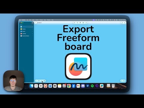 How to Export Freeform Board on Mac