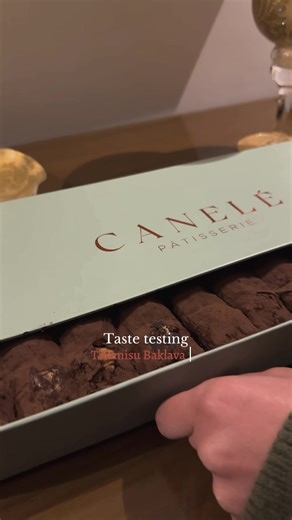 Ramadan desserts part 2 : Trying the Tiramisu Baklava🌟 5/10✨@Canelé Patisserie #Ramadan #ramadandesserts #desserts #ramadan2026 #fyp