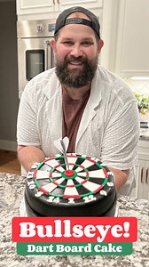 252 reactions · 22 comments | Bullseye!  I had a blast creating this fun Dart Board cake! It’s game night and dessert all in one!  ✨ #Cupcakes #Cakes #Cake #Decorating #Baking #CakeDecorator #ButtercreamCakes #CakeDecorating #CakeInstagram #CakeArt #BirthdayCake #Birthday #cakesofinstagram #cakedecorating #cakedesign #cakestagram #cakelover #cakeart #decoration #tutorial #learning #caketutorial #viralreels | Johnny Krause | Facebook