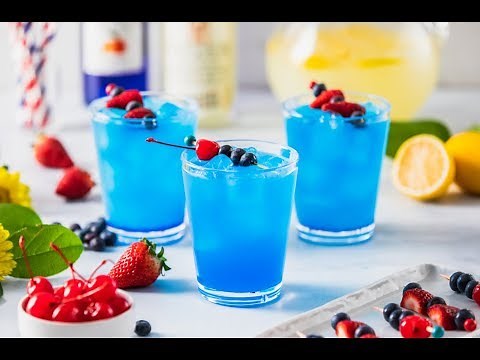 Blue Lagoon Curaçao Cocktail Recipe