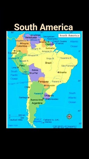 South America Map