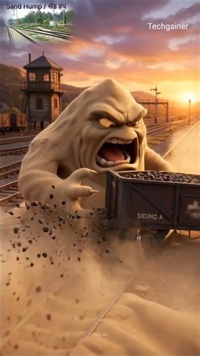 Sand hump, dead end & buffer stop 🛑 in railway track ✅ #reelschallenge #techgainer #DeadEnd #shorts