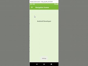 Navigation Drawer Android with kotlin code.