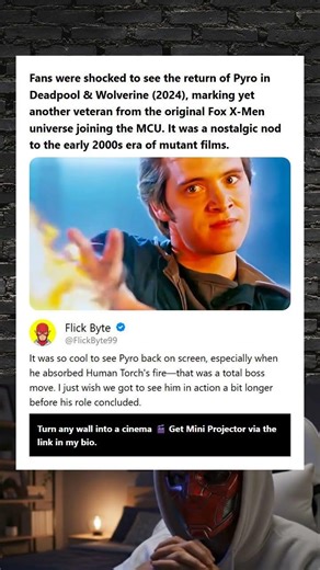 Fans were shocked to see the return of Pyro in Deadpool Wolverine 2024 marking yet another veteran f