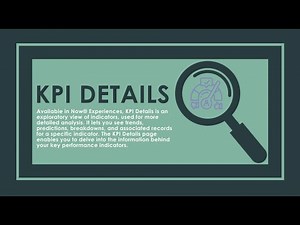 KPI Details - May 19th, 2021 - Performance Analytics Academy
