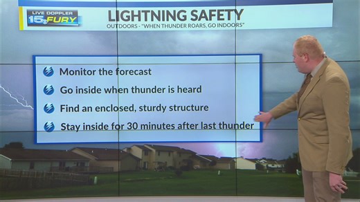 Lightning safety outdoors