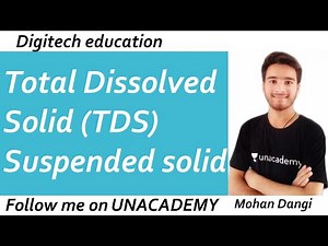 Total dissolved solid | Total suspended solid | Total solid | TDS | Engineering Chemistry | RGPV |
