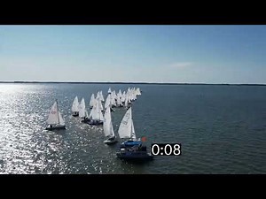 Flying Scot Race Start - Lake Eustis 2022