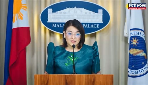 "Lousy script, hindi award-winning." The Palace has belied the claims of Atty. Levi Baligod and the 18 marines that they served as bagmen who delivered P805 billion to Marcos Jr, Romualdez, and Zaldy Co. Usec. Claire Castro says this is a lie repeated many times. | via Jervis Manahan, ABS-CBN News | ABS-CBN News