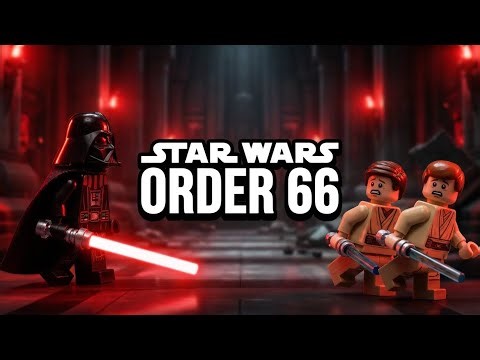 LEGO Star Wars Stop Motion Order 66 | Jedi Temple Escape ASMR Brickfilm