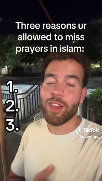 there are some acceptable reasons to miss prayers but only under very extreme situations and ur intention must be clear #prayr #islam #muslim