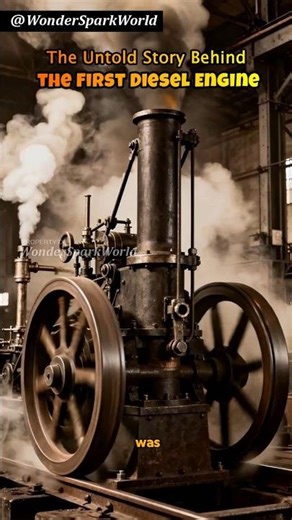 THE UNTOLD STORY Behind the First Diesel Engine #shorts