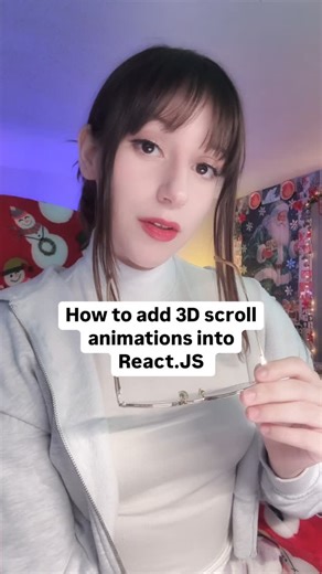 Mili Pernia | Tech & Code | How to add 3D animations into React.JS? ✨  with @splinetool you can create scroll animations in seconds! ✨ create your 3D scene and add... | Instagram