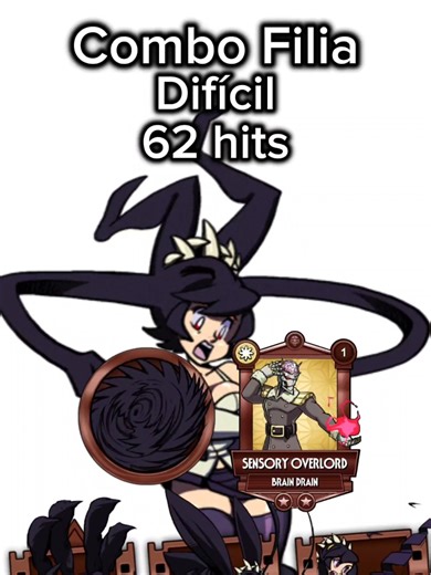 Combo Filia (Difícil) -62 hits- #tiktok #filia #skullgirlsmobile #combo #creatorsearchinsights