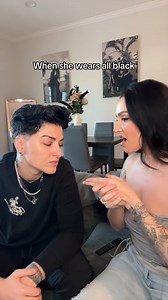 All black is my kryptonite 🫣😩@RiaDemiriBlog #fy | Ria and Amber Official