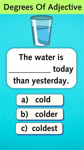 Degrees Of Adjectives Best Practice to Learn English learn English...